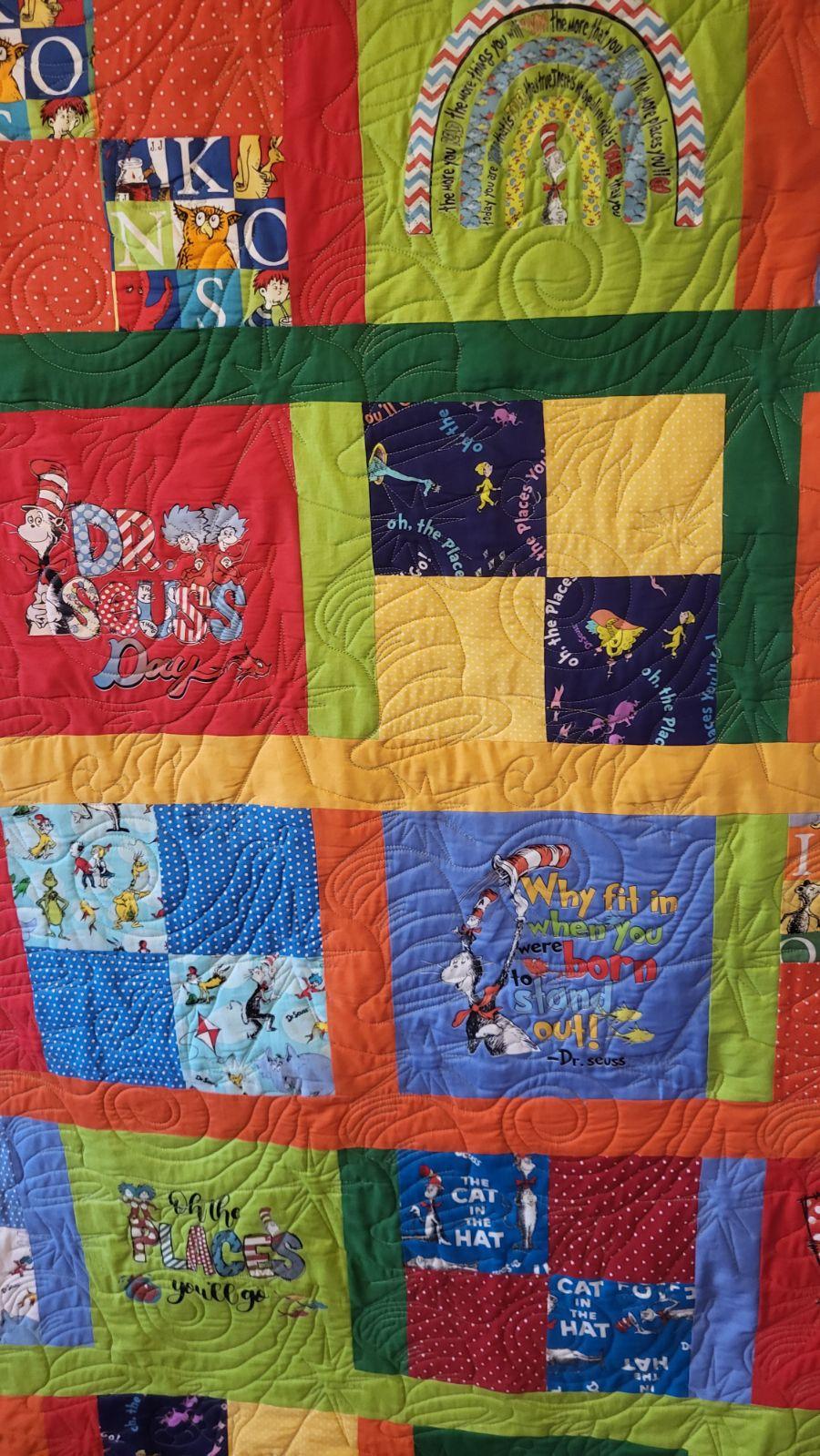 Dr. Seuss quilt